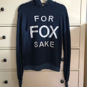 wildfox “for fox sake” hoodie